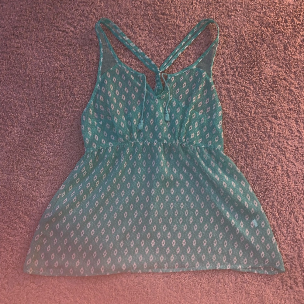 Sheer Turquoise Tanktop